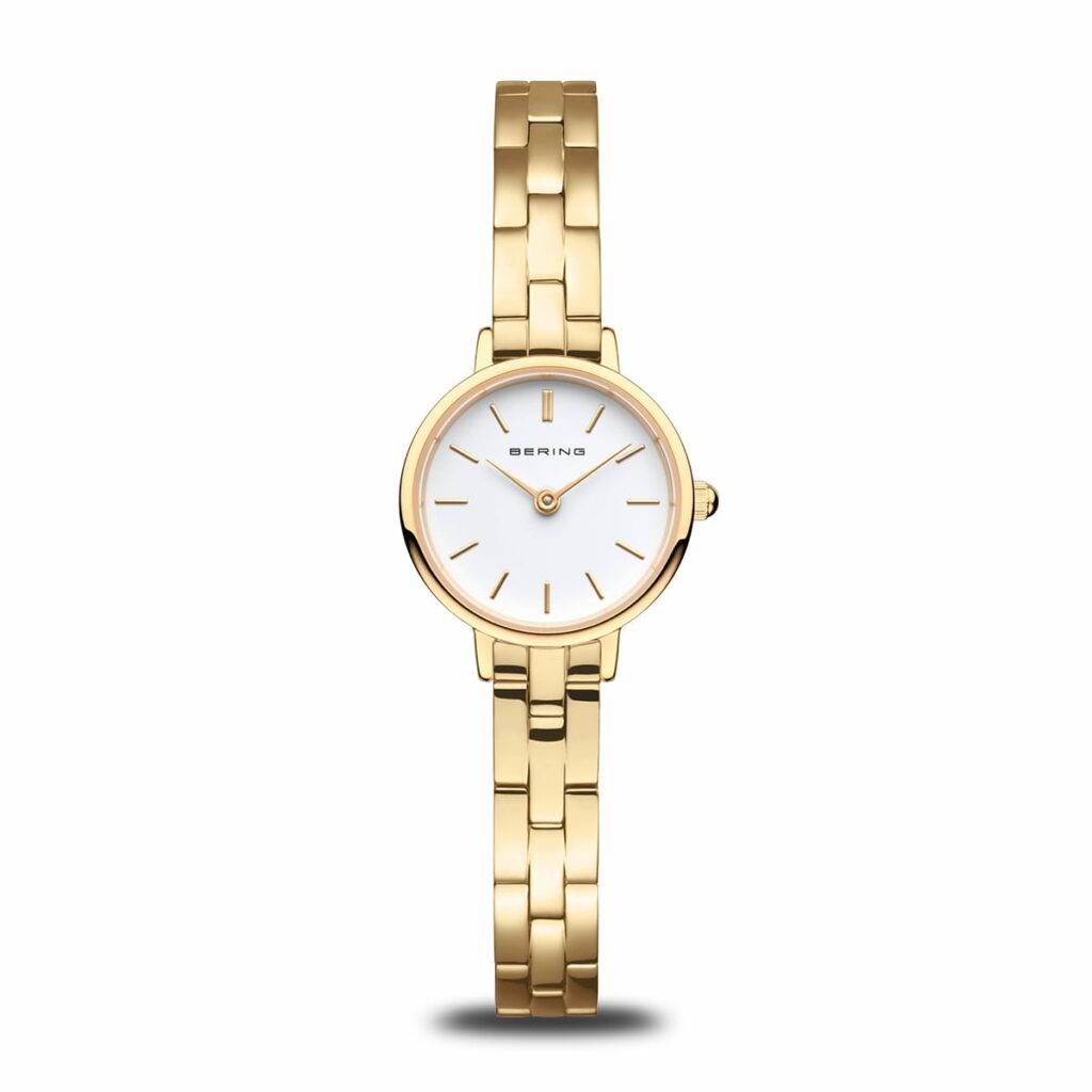 Orologio da donna Bering 11022-734 Classic interamente dorato con vetro zaffiro