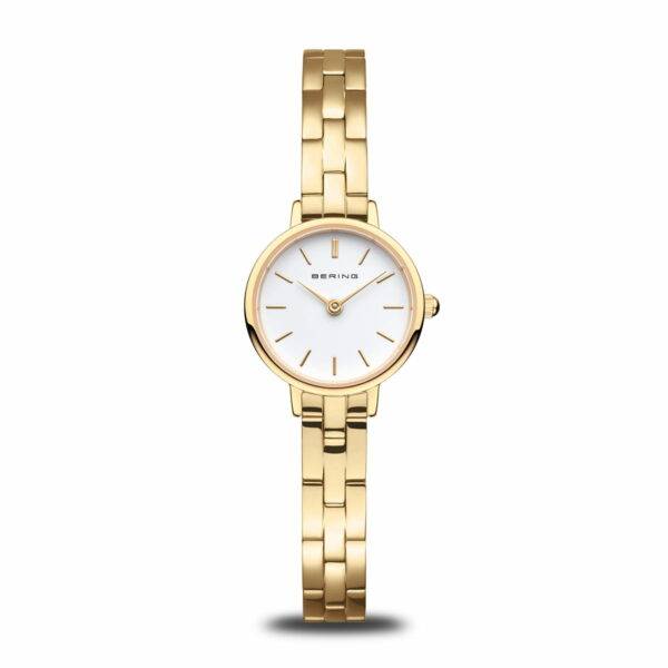 Orologio da donna Bering 11022-734 Classic interamente dorato con vetro zaffiro