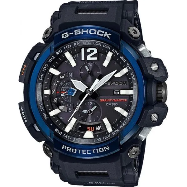 Orologio professionale G-Shock GPW-2000-1A2 Gravitymaster con tripla sincronizzazione e dettagli blu