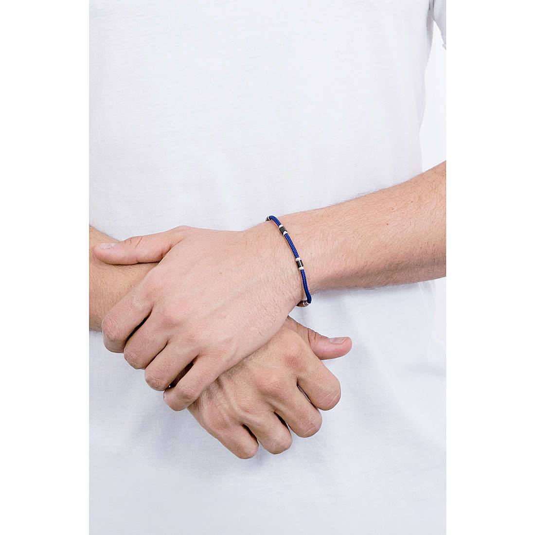 Bracciale Zancan in kevlar blu - immagine 2