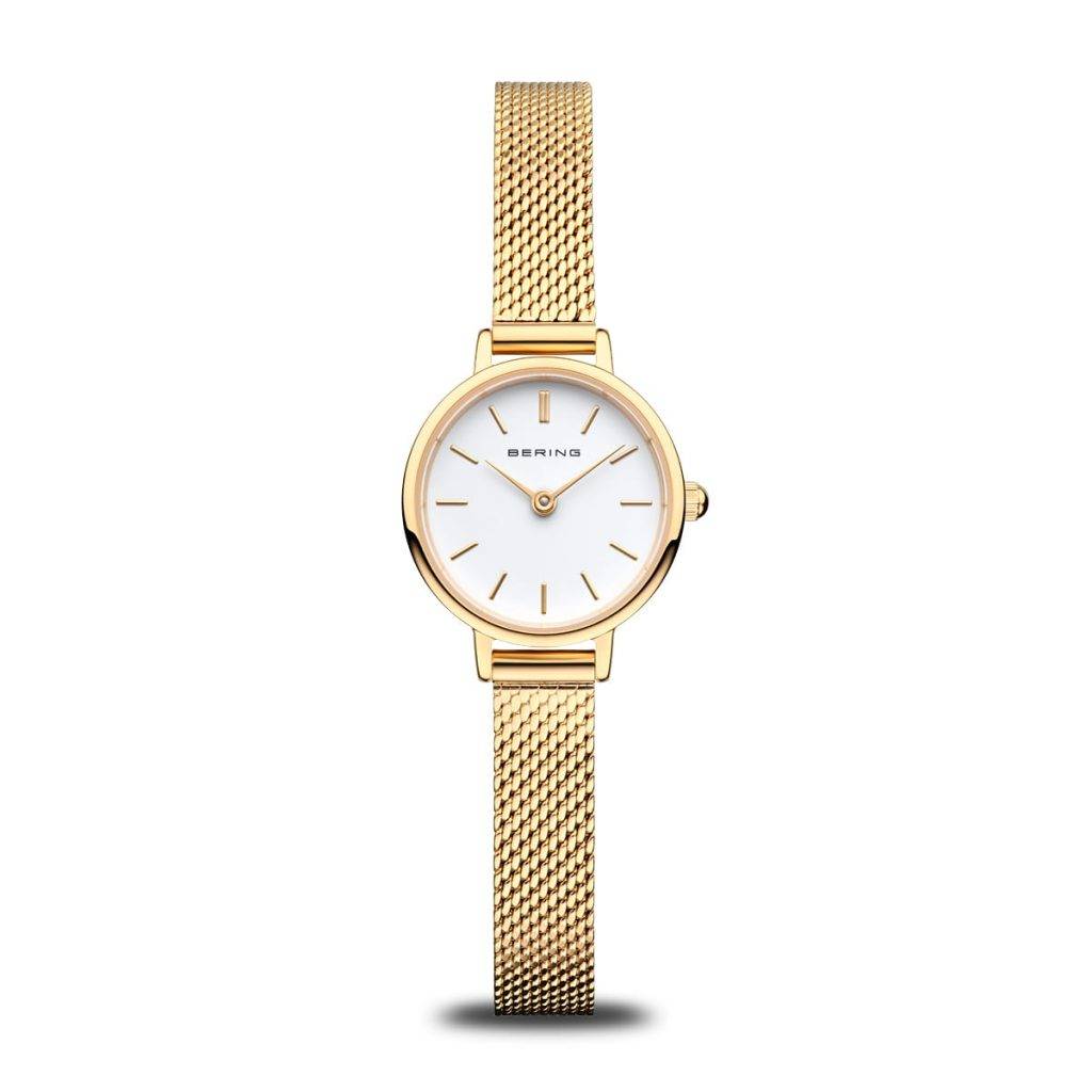 Bering 11022-334 Classic orologio donna oro lucido 22 mm maglia milanese