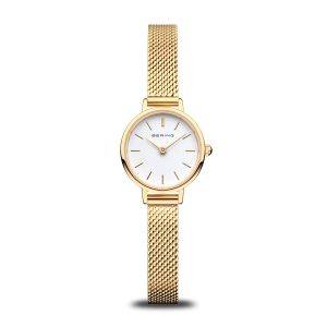 Bering 11022-334 Classic orologio donna oro lucido 22 mm maglia milanese