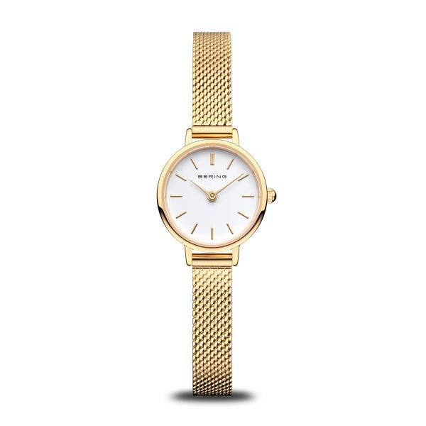 Bering 11022-334 Classic orologio donna oro lucido 22 mm maglia milanese