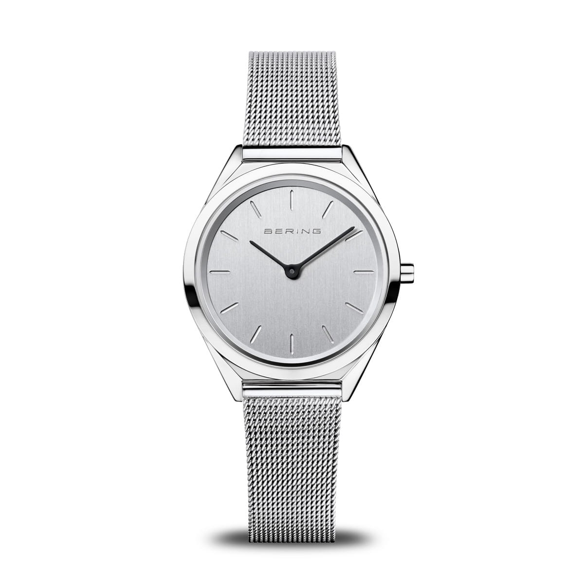 Bering 17031-000 Ultra Slim orologio donna acciaio argento maglia milanese