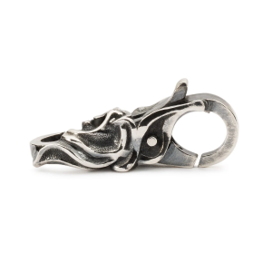 Chiusura energia della natura Trollbeads in Argento 925 con motivi organici e trame naturali.