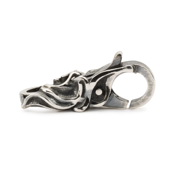 Chiusura energia della natura Trollbeads in Argento 925 con motivi organici e trame naturali.