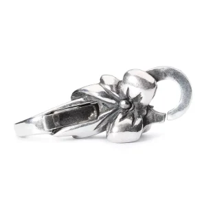 Chiusura con fiocco Trollbeads in Argento 925 per bracciali componibili dal design romantico.