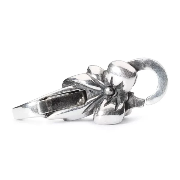 Chiusura con fiocco Trollbeads in Argento 925 per bracciali componibili dal design romantico.