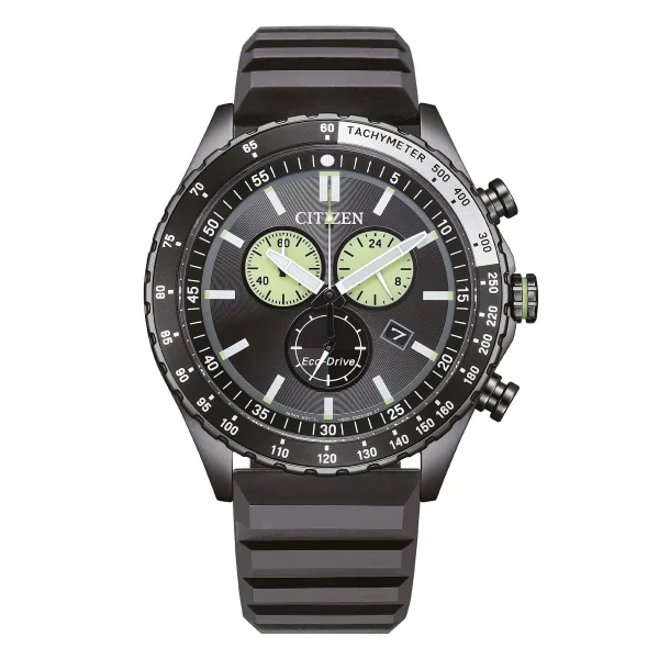 Citizen AT2565-05E cronografo Eco-Drive sportivo nero