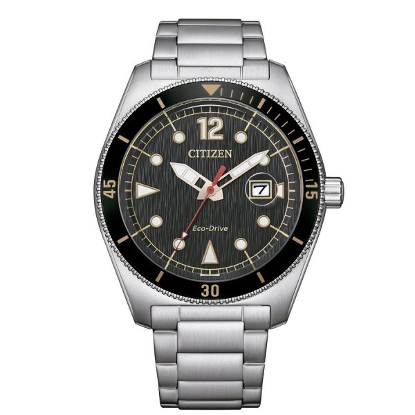 Citizen AW1888-53E Marine Eco-Drive acciaio quadrante nero
