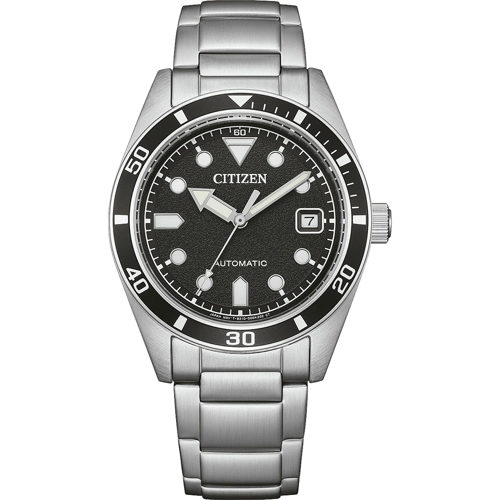 Citizen NJ0221-50E orologio automatico acciaio quadrante nero