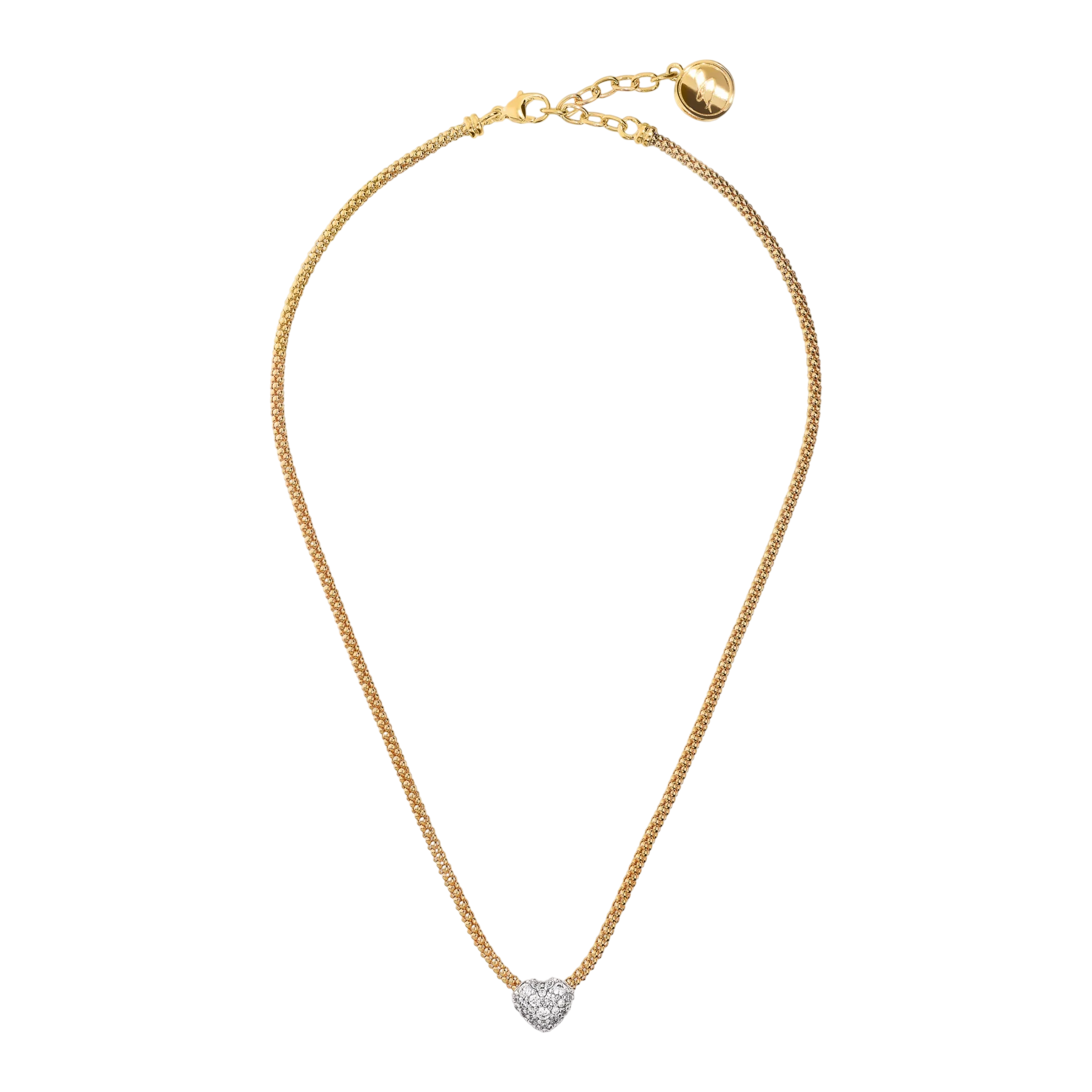 Collana Con Cuore Pavè Di Zirconi - immagine 3